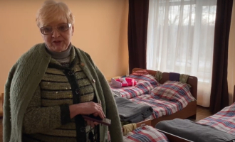 The Zmiiv geriatric boarding house thanks the "Fortechny" foundation and Electriciens sans frontieres